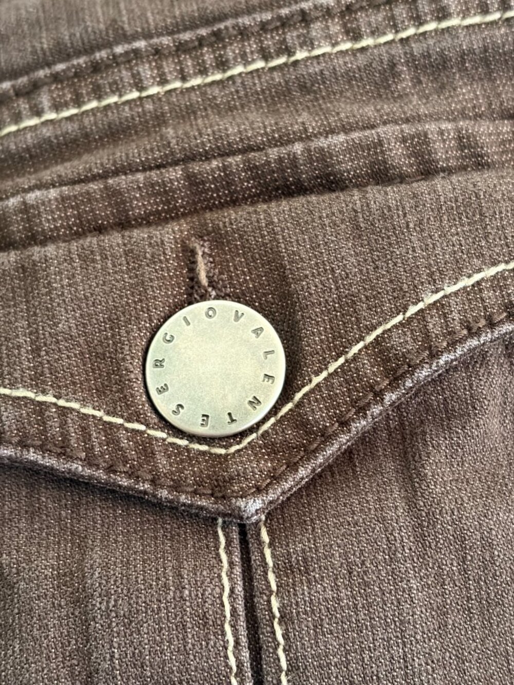 Sergio Valente Size 8 Brown cropped pants - Picture 13 of 14